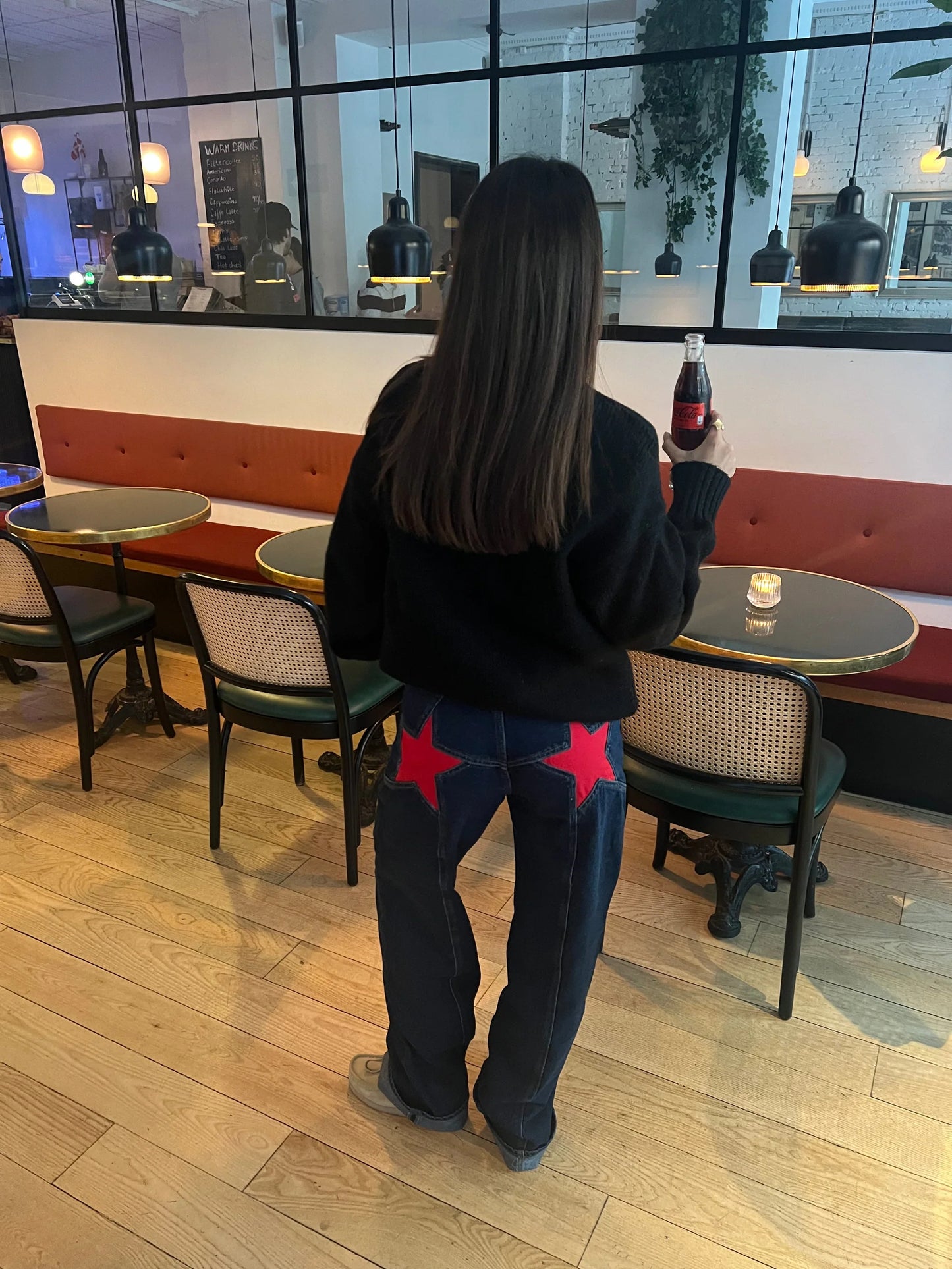 STAR JEANS WITH STARS HIGH STREET - Ellavina