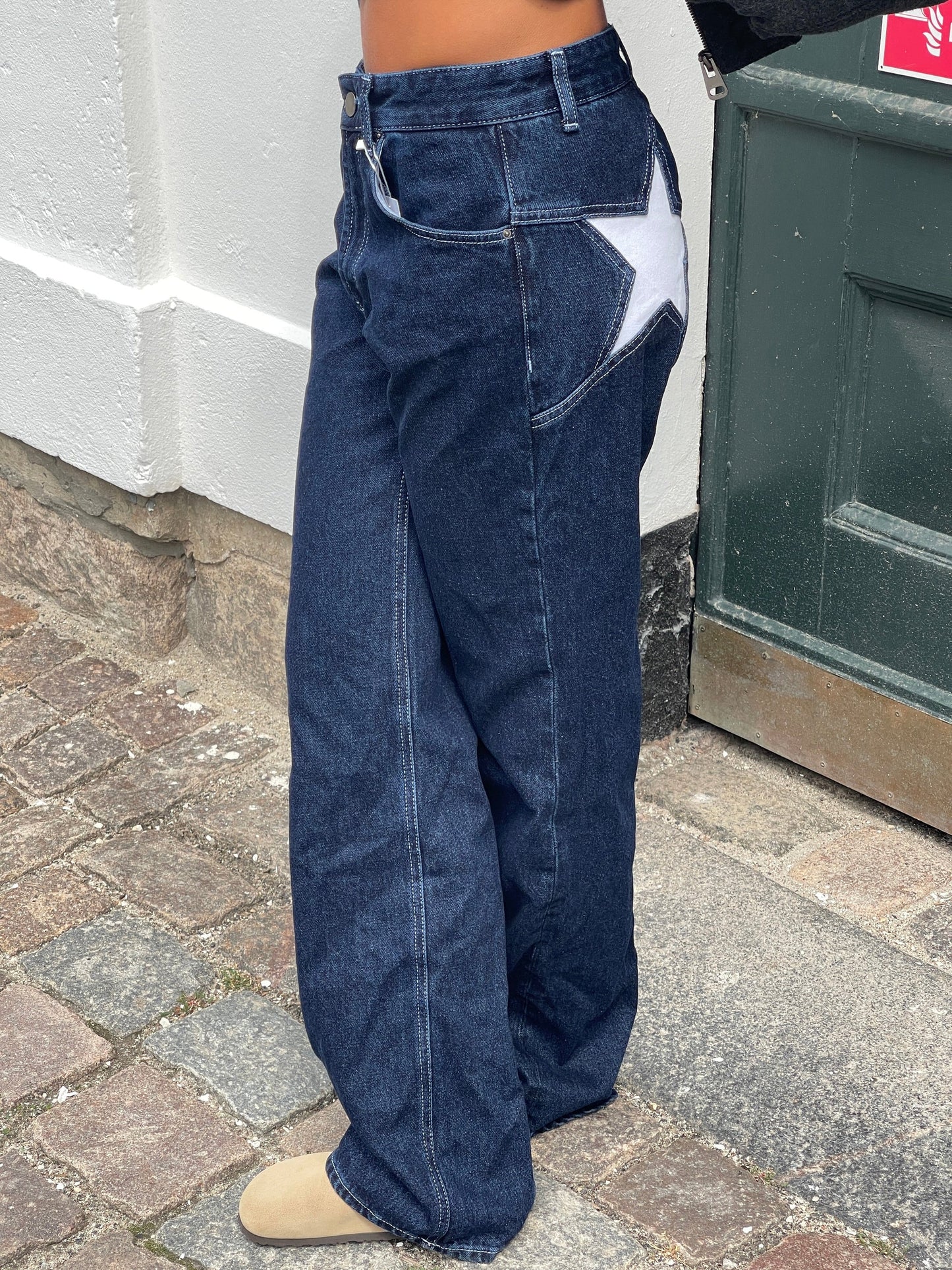 STAR JEANS WITH STARS HIGH STREET - Ellavina