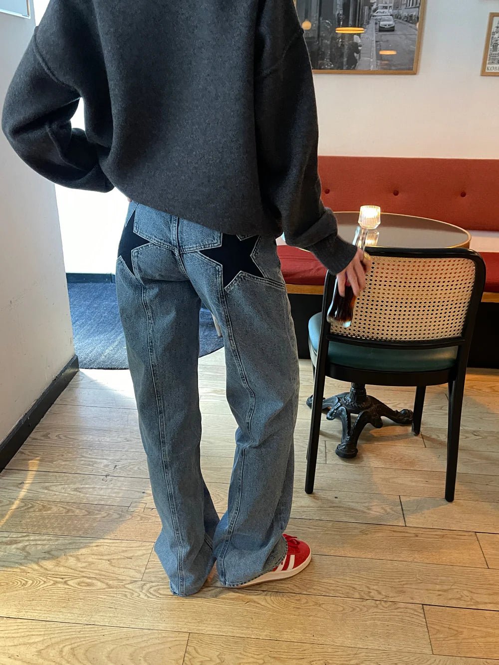 STAR JEANS WITH STARS HIGH STREET - Ellavina